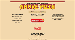 Desktop Screenshot of amorepizzanh.com
